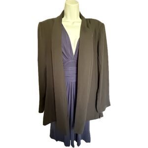 Calvin Klein Suit Jacket Blazer Black Women’s Plus Size 2X Shoulder Pads